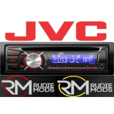 Jvc KD-R443 USB Entry Level, RED ill, White LED, Mosfet 4x50w Single Din